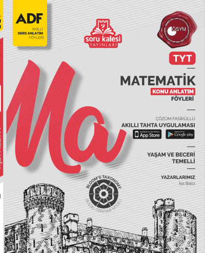 Soru Kalesi Yayınları TYT Matematik ADF Konu Anlatım Föyleri Limon Fotokopi