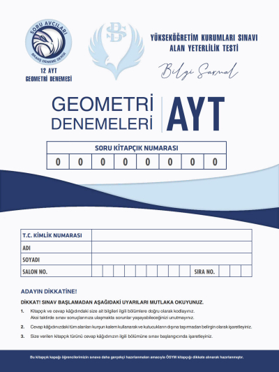 AYT GEOMETRİ DENEMELERİ 12*14 Limon Fotokopi