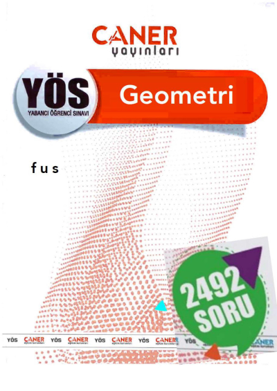 YÖS Geometri 2492 Soru Bankası Caner Yayınları Limon Fotokopi