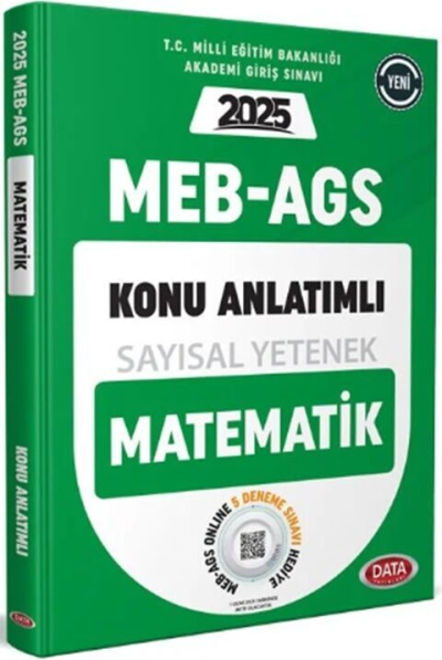 2025 MEB AGS Sayısal Yetenek Matematik Konu Anlatımlı Data Yayınları Limon Fotokopi