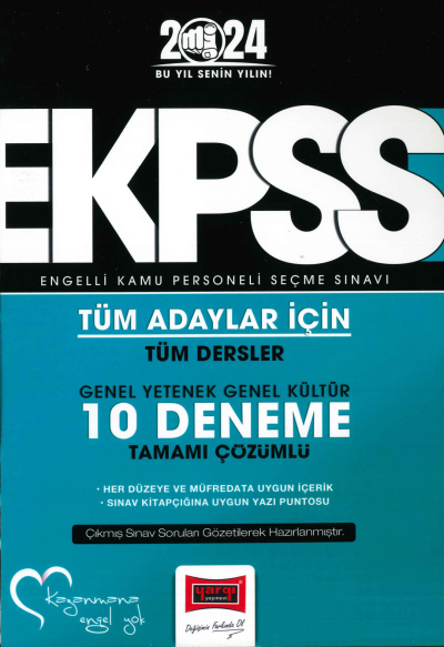 E-KPSS 10 DENEME TAMAMI ÇÖZÜMLÜ Limon Fotokopi