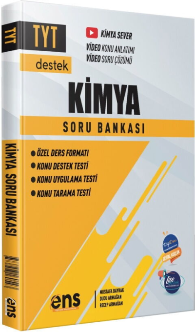 TYT Kimya Destek Soru Bankası ENS Yayıncılık Limon Fotokopi