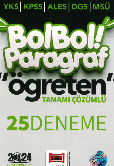 BOL BOL PARAGRAF ÖĞRETEN 25 DENEME TAMAMI ÇÖZÜMLÜ Limon Fotokopi
