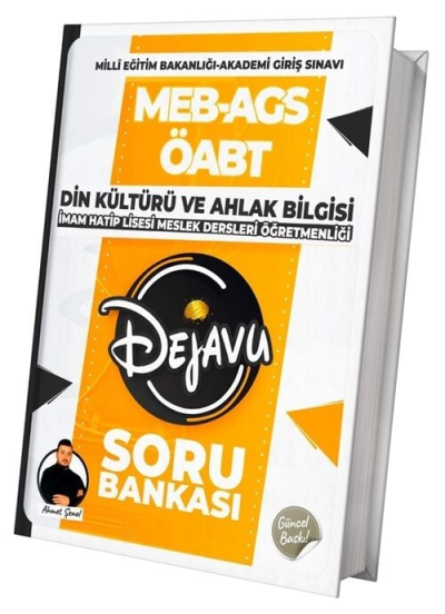 2025 ÖABT Din Kültürü ve Ahlak Bilgisi Dejavu Soru Bankası TKM Akademi Limon Fotokopi