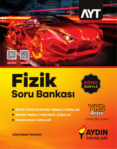 AYT Fizik Konu Özetli Soru Bankası Aydın Yayınları Limon Fotokopi