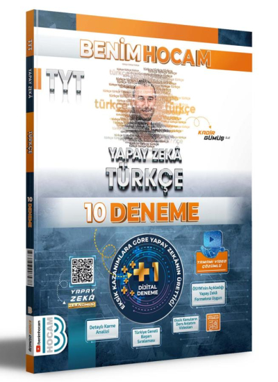 2025 TYT Yapay Zeka Türkçe 10 Deneme Benim Hocam Yayınları Limon Fotokopi