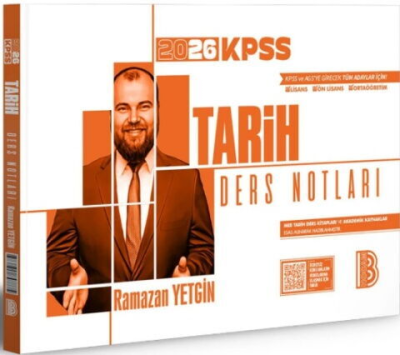 2026 KPSS Tarih Ders Notları Benim Hocam Yayınları Limon Fotokopi