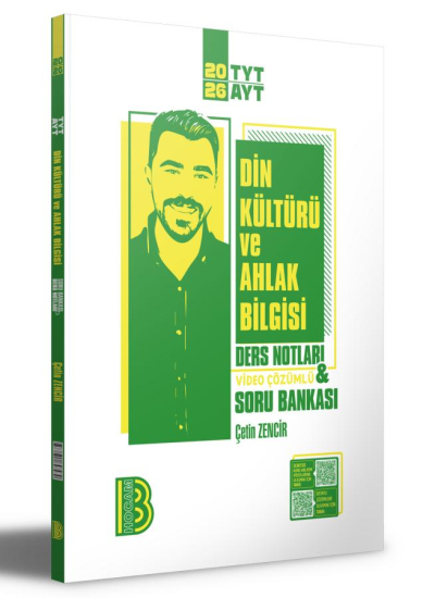 2026 TYT-AYT Din Kültürü ve Ahlak Bilgisi Ders Notları ve Tamamı Video Çözümlü Soru Bankası Benim Hocam Yayınları Limon Fotokopi