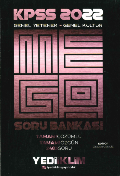 GKGY TÜM DERSLER TAMAMI ÇÖZÜMLÜ SORU BANKASI 2483 SORU Limon Fotokopi