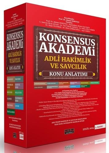 Savaş 2024 KONSENSUS Akademi Adli Hakimlik ve Savcılık Konu Anlatımı Modüler Set 5. Baskı - Ahmet Nohutçu Savaş Yayınları Limon Fotokopi