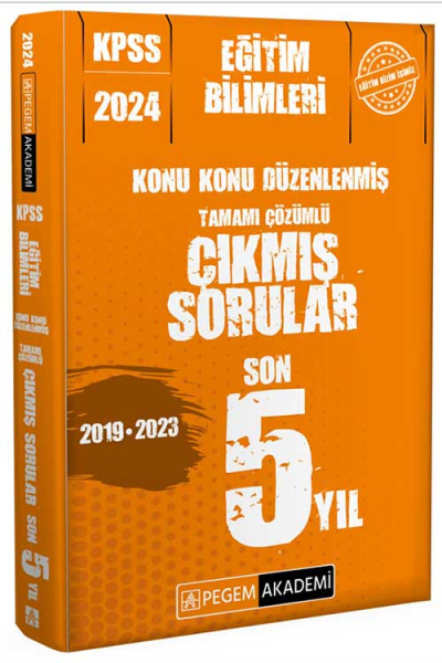 2024 KPSS Eğitim Bilimleri Konu Konu Düzenlenmiş Tamamı Çözümlü Çıkmış Sorular Son 5 Sınav Limon Fotokopi