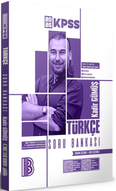 2026 KPSS Türkçe Tamamı Video Çözümlü Soru Bankası Benim Hocam Yayınları Limon Fotokopi