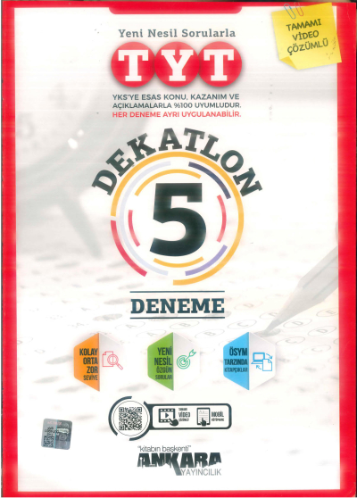 TYT DEKATLON 5 DENEME