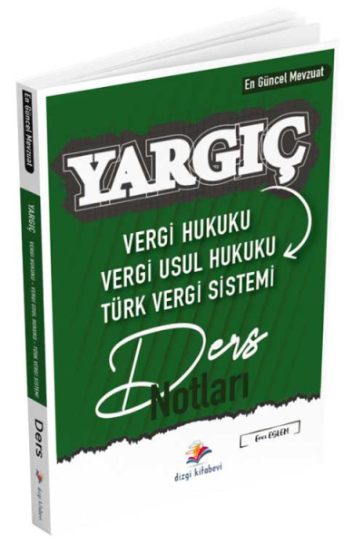 Dizgi Kitap Vergi Hukuku, Vergi Usul Hukuku, Türk Vergi Sistemi YARGIÇ Ders Notları Dizgi Kitap Limon Fotokopi