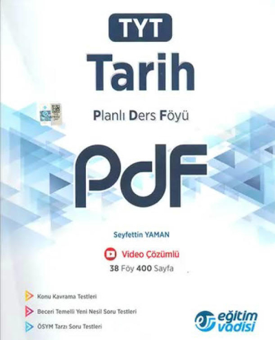 TYT Tarih Planlı Ders Föyü PDF Eğitim Vadisi Yayınları