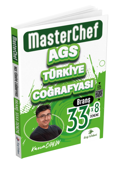 2025 MEB AGS Türkiye Coğrafyası Masterchef 33x8 Deneme Çözümlü Dizgi Kitap Limon Fotokopi
