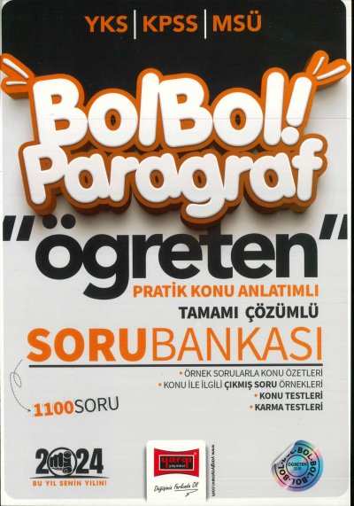 BOL BOL PARAGRAF ÖĞRETEN PRATİK KONU ANLATIMLI TAMAMI ÇÖZÜMLÜ SORU BANKASI Limon Fotokopi