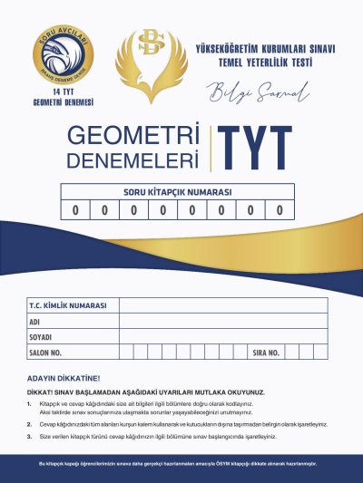 TYT GEOMETRİ DENEMELERİ 14*10 Limon Fotokopi