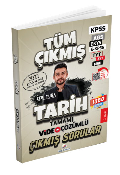 2026 KPSS MEB-AGS EKYS EKPSS TYT AYT MSÜ Tarih Çıkmış Sorular Çözümlü Dizgi Kitap Limon Fotokopi