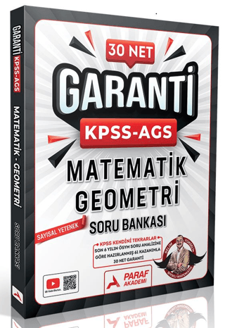KPSS AGS Matematik - Geometri Garanti KPSS Soru Bankası Paraf Yayınları Limon Fotokopi