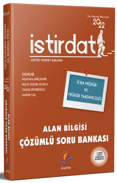 İSTİRDAT İCRA MÜDÜR VE MÜDÜR YARDIMCILIĞI ALAN BİLGİSİ ÇÖZÜMLÜ SORU BANKASI Limon Fotokopi