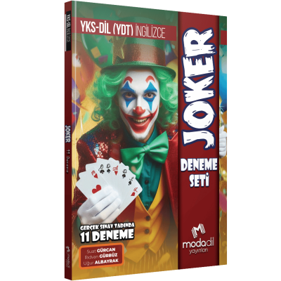 YKS DİL Joker 11 Deneme Seti Modadil Yayınları Limon Fotokopi