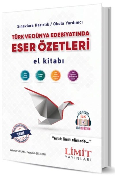 Türk ve Dünya Edebiyatında Eser Özetleri El Kitabı Limit Yayınları Limon Fotokopi