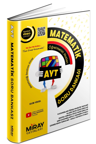 AYT Matematik Tamamı Video Çözümlü Soru Bankası Miray Yayınları Limon Fotokopi