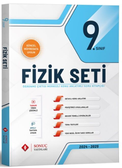 9. Sınıf Fizik Modüller Set Sonuç Yayınları Limon Fotokopi