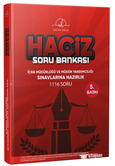 HACİZ İCRA MÜDÜRÜLÜĞÜ VE MÜDÜR YARDIMCILIĞI SORU BANKASI