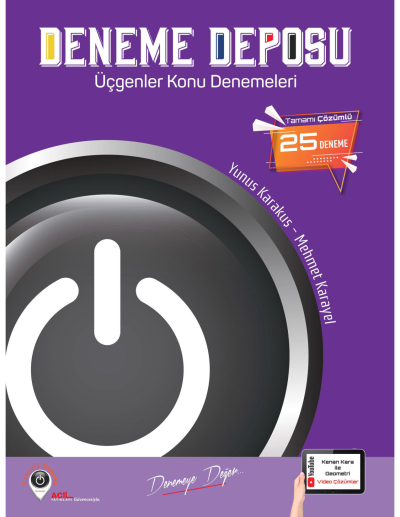 AYT Üçgenler Deneme Deposu Acil Yayınları 25 Deneme
