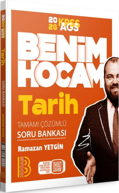 2026 KPSS AGS Tarih Tamamı Çözümlü Soru Bankası Benim Hocam Yayınları Limon Fotokopi