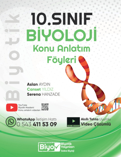 10.Sınıf Biyoloji Konu Anlatım Föyleri Biyotik Yayınları Limon Fotokopi