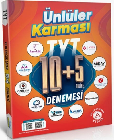 Ünlüler Karması TYT 10 + 5 Deneme Limon Fotokopi