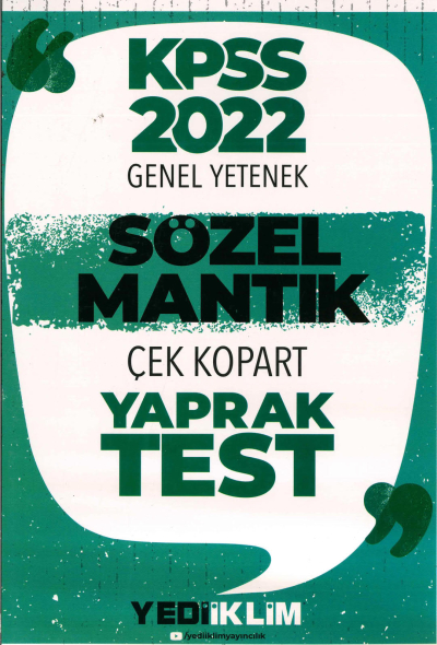 SÖZEL MANTIK ÇEK KOPART YAPRAK TEST Limon Fotokopi
