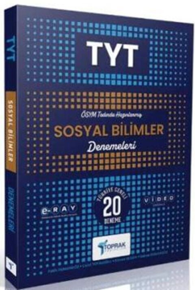 TYT Sosyal Bilimler Deneme Kitabı Toprak Yayıncılık