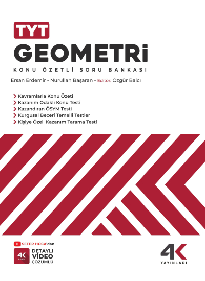 TYT Geometri Konu Özetli Soru Bankası Limon Fotokopi