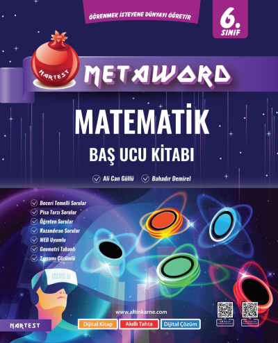 6. Sınıf Metaword Matematik Nartest Yayınları Limon Fotokopi