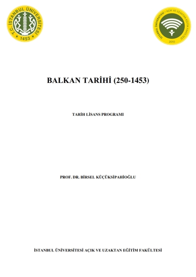 Balkan Tarihi (250-1453) Limon Fotokopi