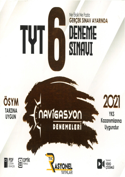 TYT Navigasyon 6 lı Paket Deneme Limon Fotokopi