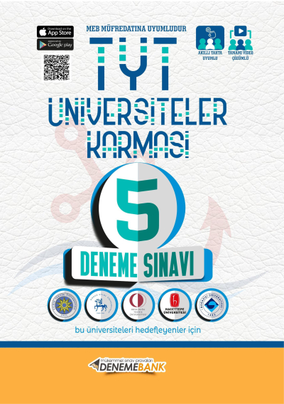 TYT Üniversiteler Karması 5 Deneme Sınavı Deneme Bank Limon Fotokopi