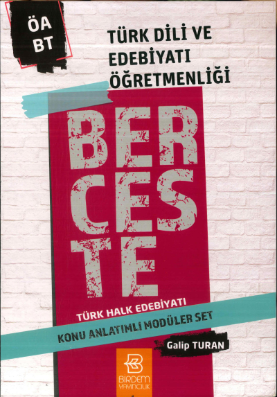 BERCESTE TÜRK HALK EDEBİYATI KONU ANLATIMI MODÜLER SET Limon Fotokopi