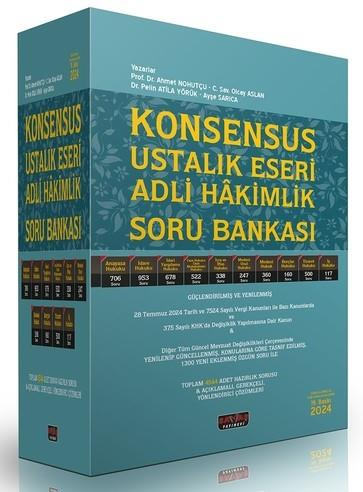 Savaş 2024 Adli Hakimlik KONSENSUS Ustalık Eseri Soru Bankası Modüler Set 19. Baskı - Ahmet Nohutçu Savaş Yayınları Limon Fotokopi