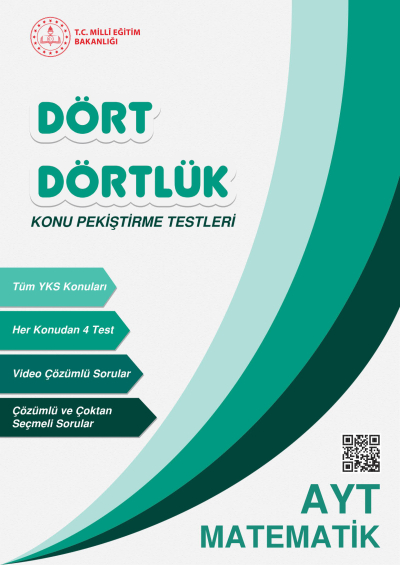 Dört Dörtlük Konu Pekiştirme Testleri AYT Matematik Limon Fotokopi