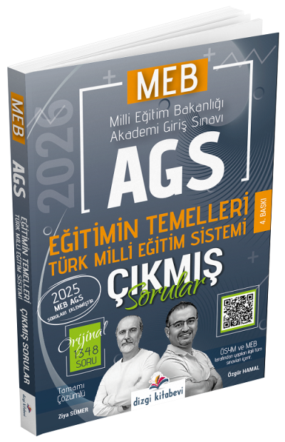 2026 MEB-AGS Eğitimin Temelleri ve Türk Milli Eğitim Sistemi Çıkmış Sorular Çözümlü Dizgi Kitap Limon Fotokopi