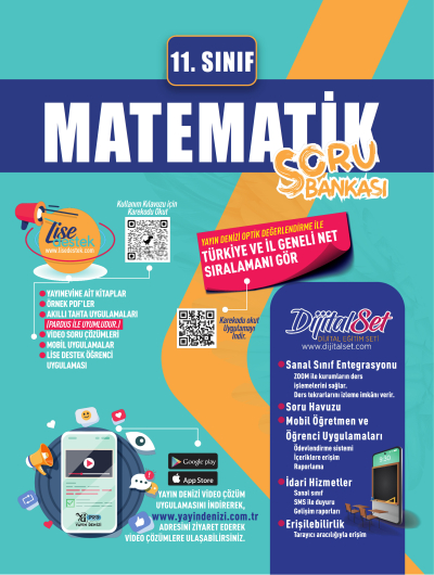 11. Sınıf Matematik Soru Bankası Yayın Denizi Pro