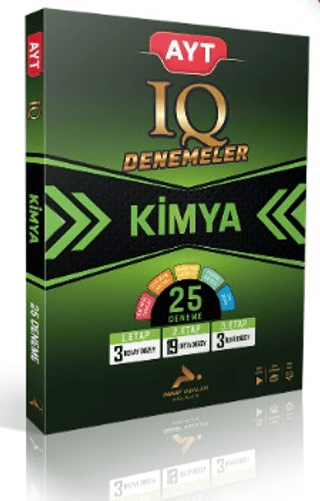AYT IQ Kimya 25 Branş Denemesi PRF Paraf Yayınları Limon Fotokopi