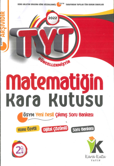 TYT MATEMATİĞİN KARA KUTUSU SORU BANKASI 2. CİLT Limon Fotokopi